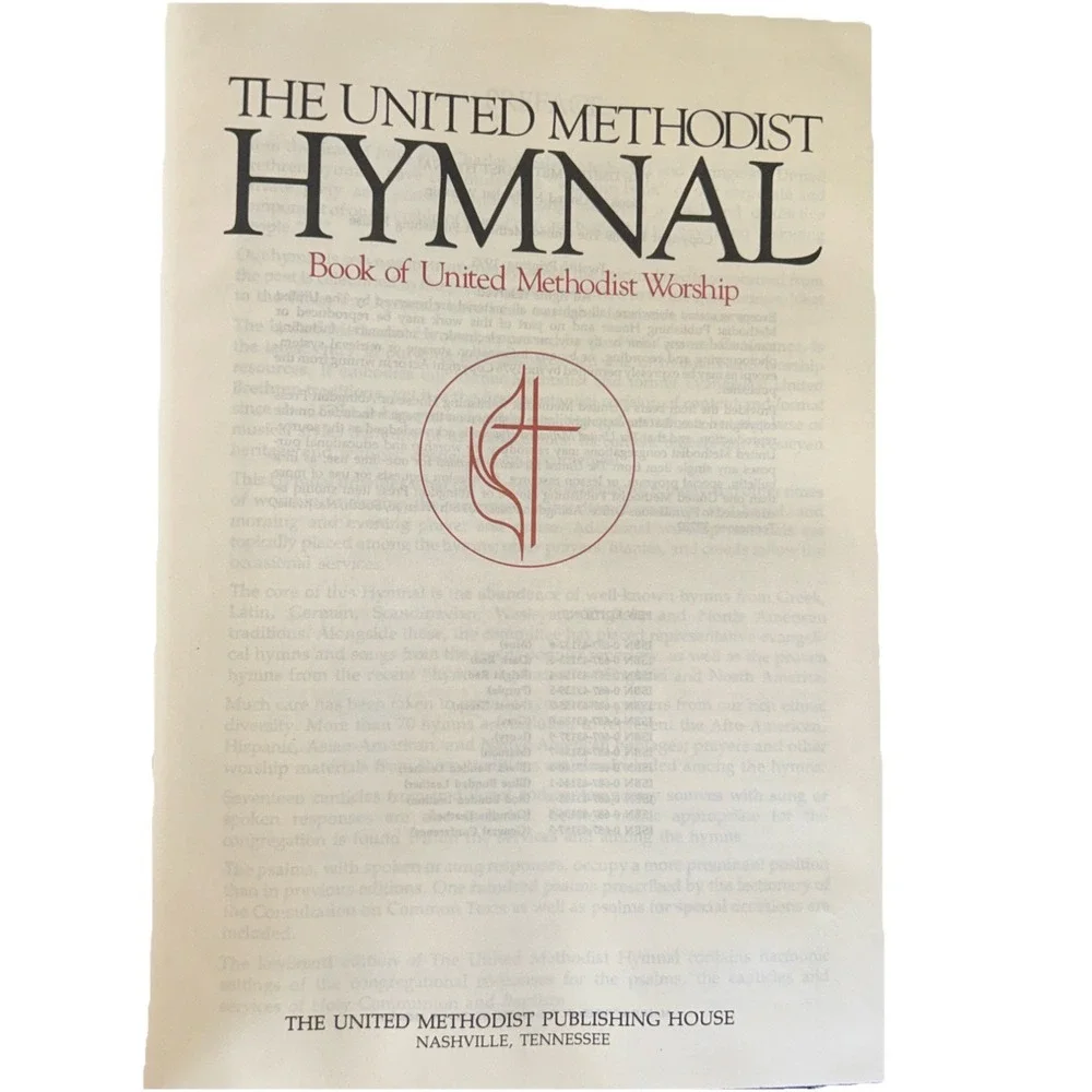 The United Methodist Hymnal Book of United Methodist Worship Purple Hardcover 95